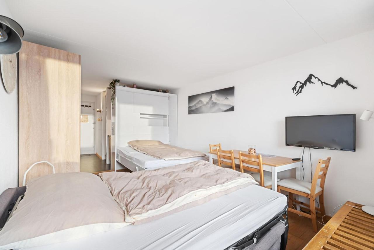 Chaleureux Studio A Anzere, Accessible A Ski, Proche De Tout Экстерьер фото