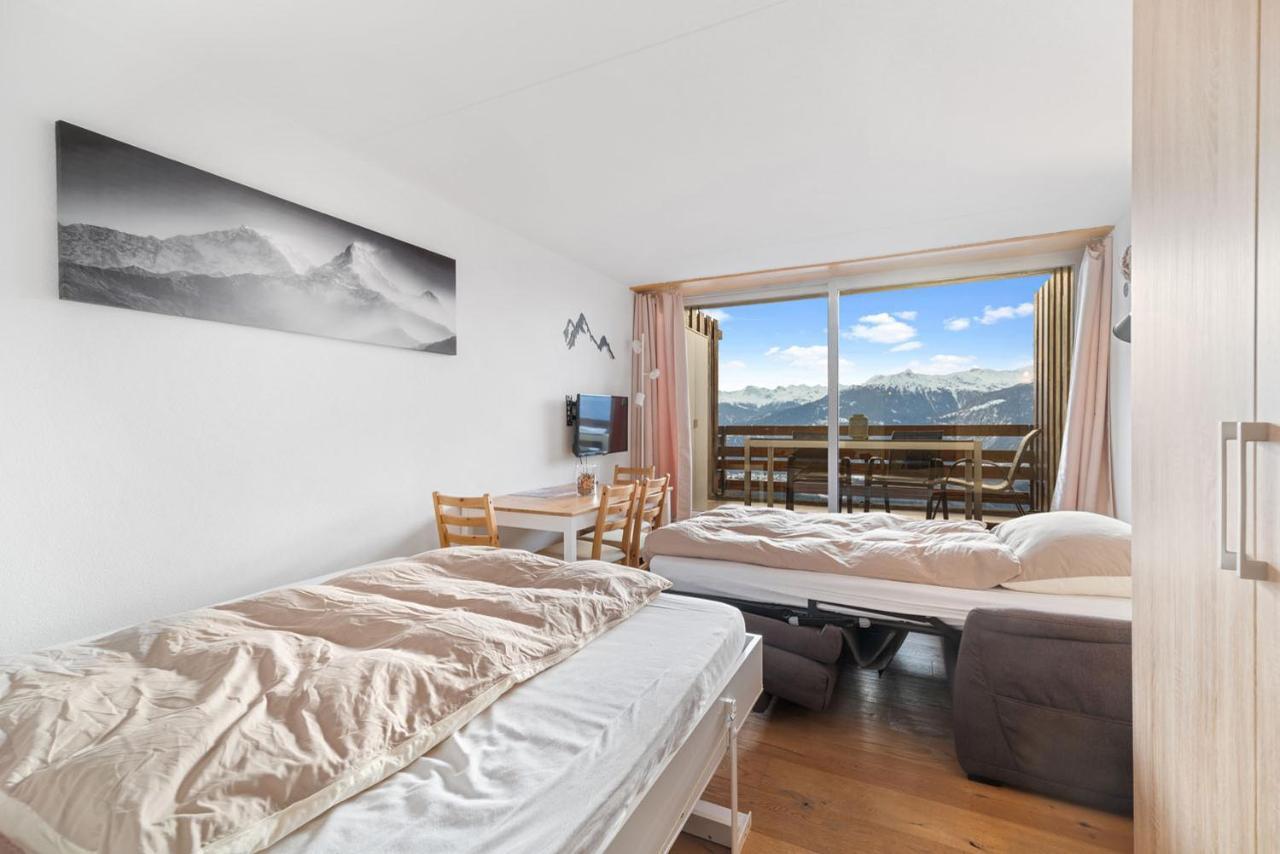 Chaleureux Studio A Anzere, Accessible A Ski, Proche De Tout Экстерьер фото