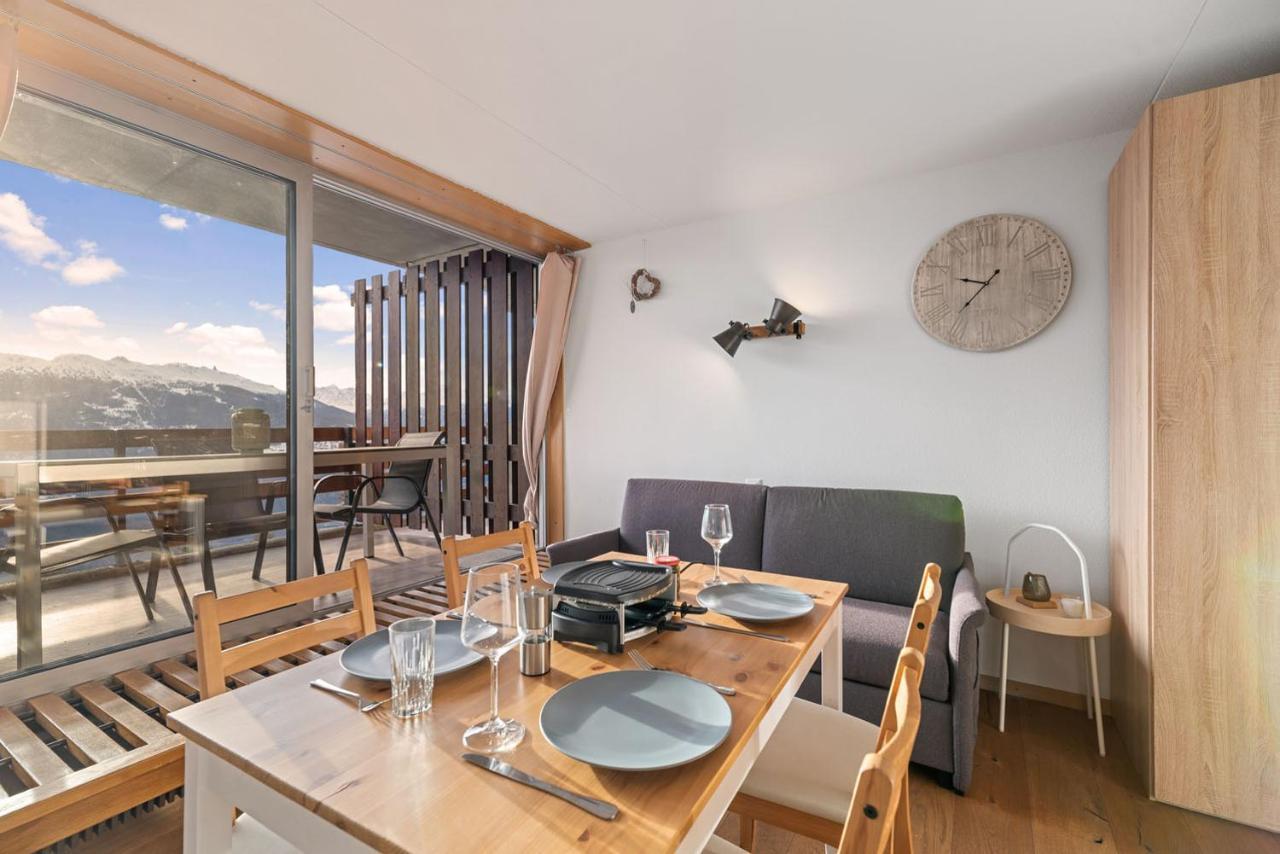 Chaleureux Studio A Anzere, Accessible A Ski, Proche De Tout Экстерьер фото